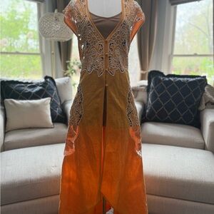 NWOT Free People Garden Girl Maxi Top
